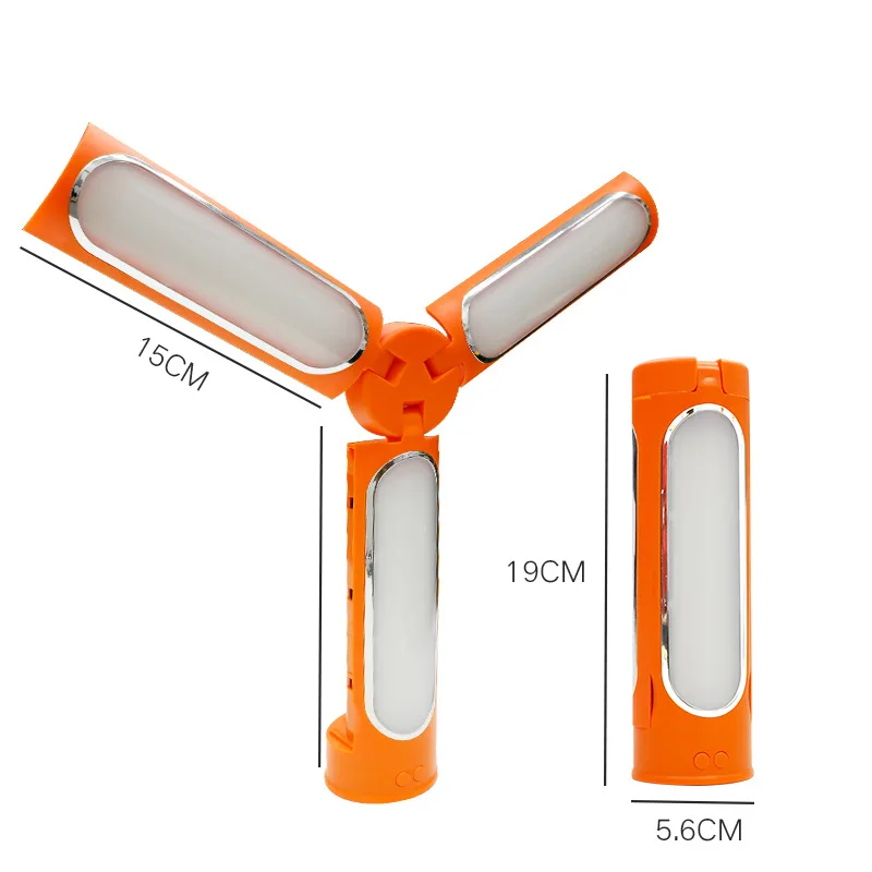 

VOLODYMYR Folding Camping Light LED Work Light Multifunctional Rechargeable Camping Lantern Portable Camping for Car Repair