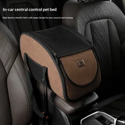 Transportín portátil para perros y gatos en coche: nido de viaje
