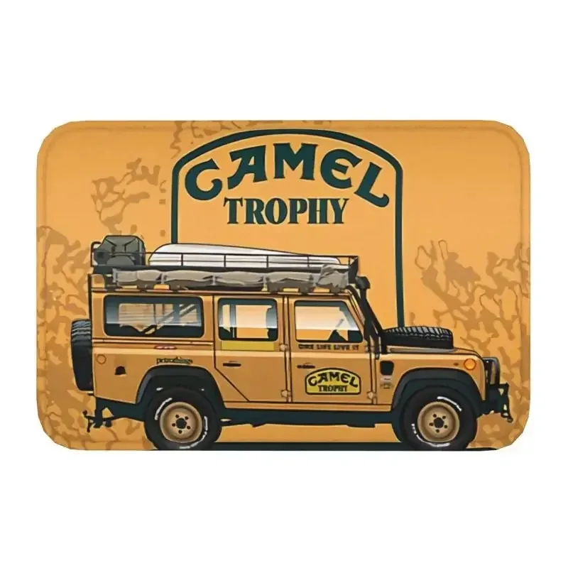 Felpudo personalizado Camel Trophy Defender, felpudo antideslizante para cocina, baño, garaje