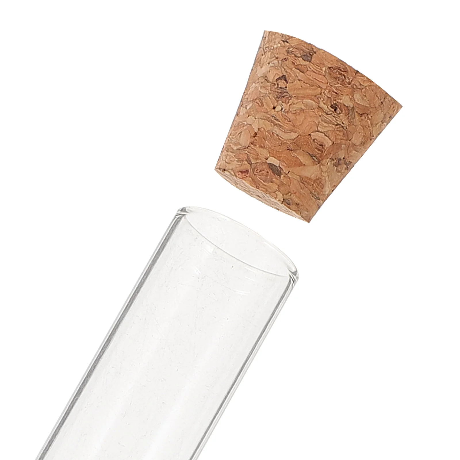 

10Pcs Glass Test Tubes Eco-Friendly Premium Material Compact Portable for Beauty Liquid Experiments Small Crafts Gifts 20x150mm