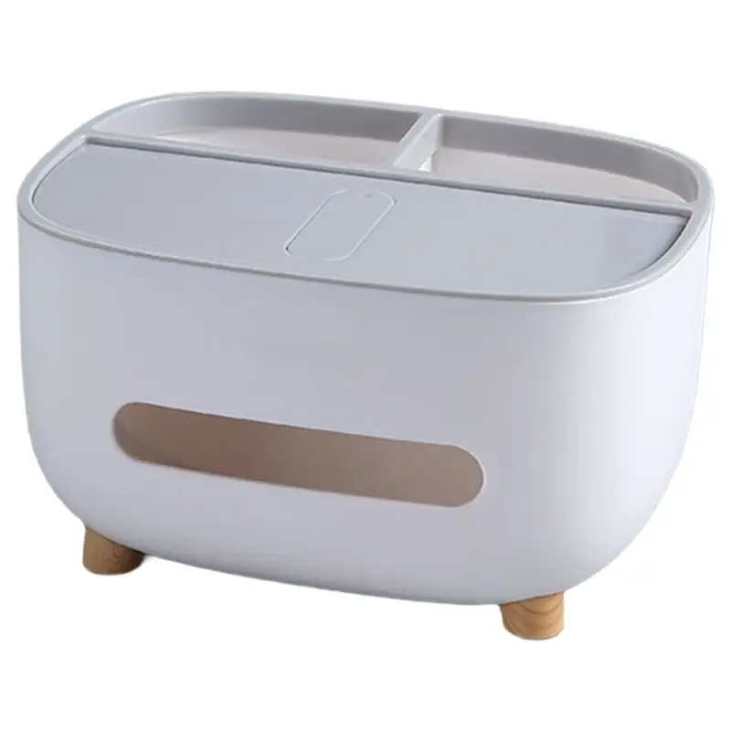 Ecoco Multifunctional Paper Towel Box, Napkin Holder, Remote Control, Storage Desk, Office Home Furnishings
