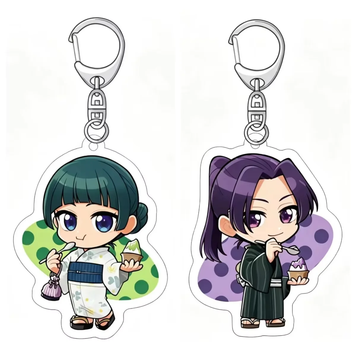 The Apothecary Diaries Maomao Jinshi Xiaolan Gaoshun Acrylic Keychain Anime Cute Double Sided Keyring Bag Pendant Christmas Gift