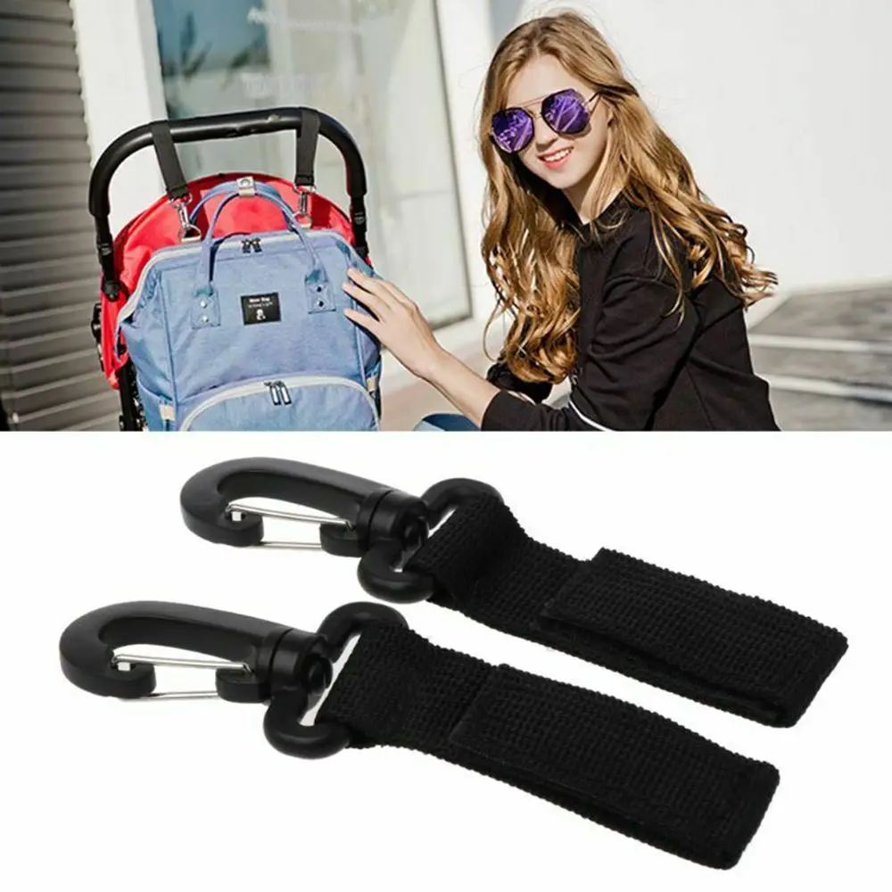 Safe Carrier Pram Buggy For Kids Pushchair Clip Baby Stroller Hook Shopping Bags Carriage Diaper Bag Hanger