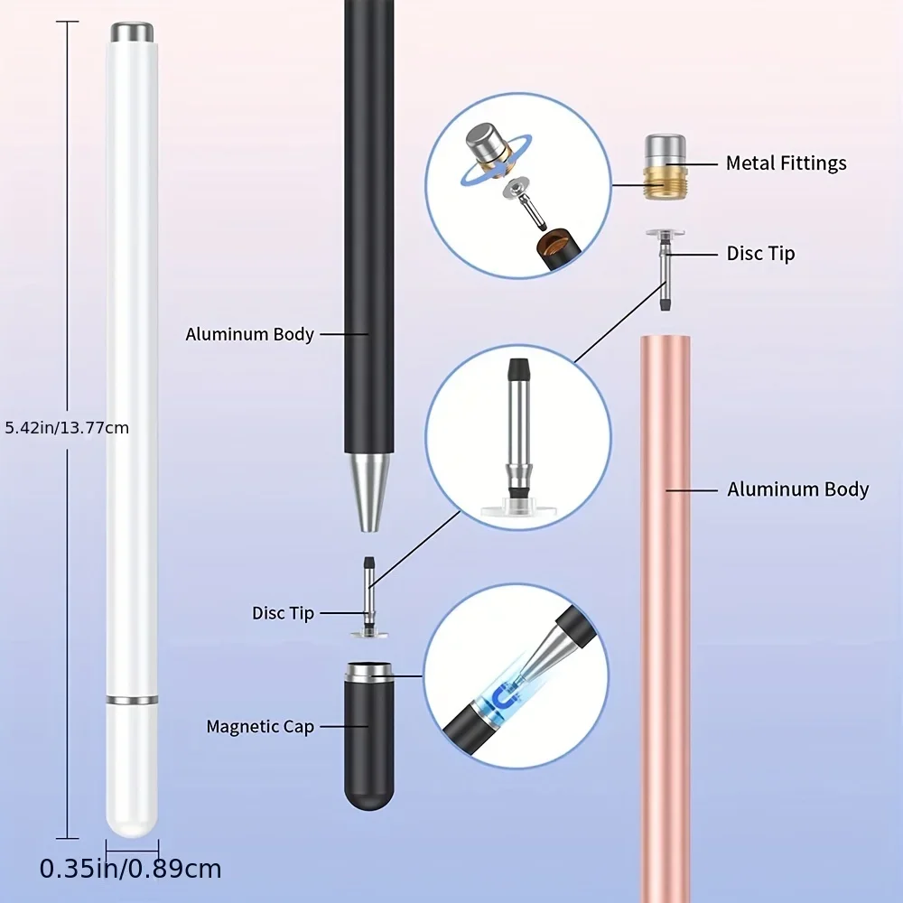 Universele Touchscreen Pen Voor Microsoft Pro 9/8/7/6 /5/4 Prox Go4 Hoge Gevoeligheid Tekening Capacitieve Scherm Magnetische Stylus