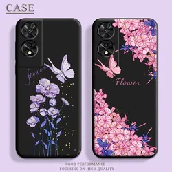For TCL 505 (T509K)(T5094)Case Floral Soft Silicone Cute Cartoon TPU Phone Case For TCL 505 Couple Butterfly Back Cover Matte