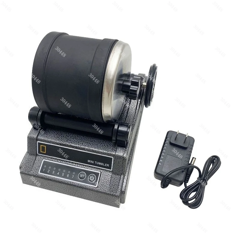 Electric Polishing Machine Low-Speed Drum Polisher for Wooden Beads Mini Small KT90