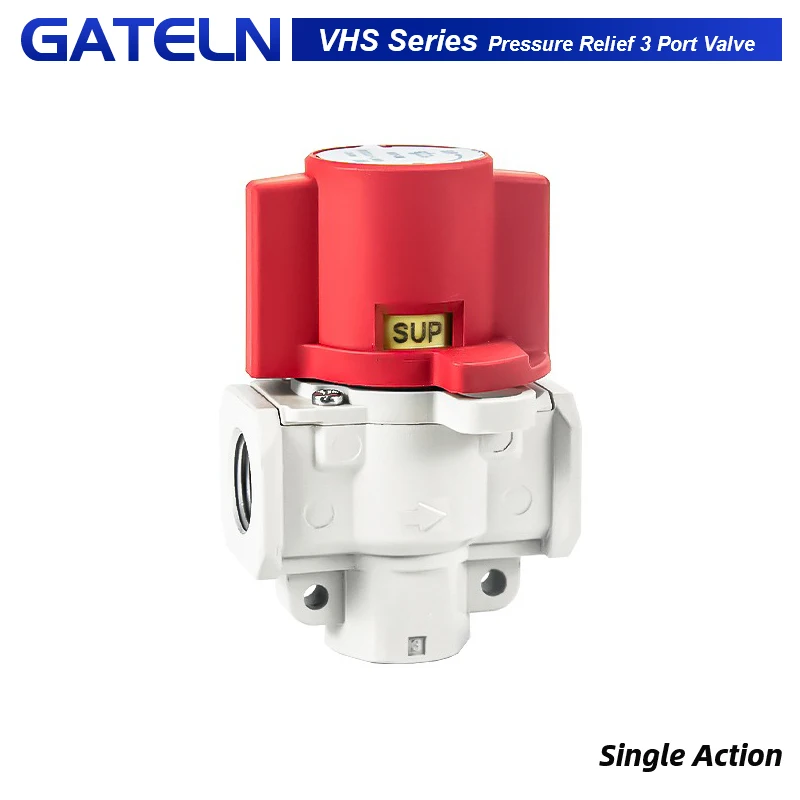 VHS Series residual pressure relief valve with keyhole on off valve VHS20-02A VHS30-03A-B VHS50-10-D