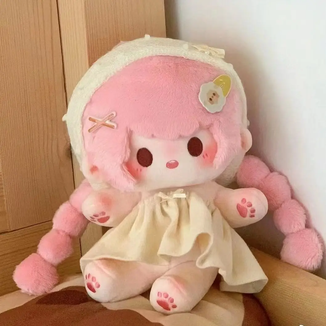 20CM Infinity Nikki Cute Plush Doll Beautiful Girl Stuffed Body Change Clothes Cosplay Dress-up Cotton Doll Anime Fans Xmas Gift