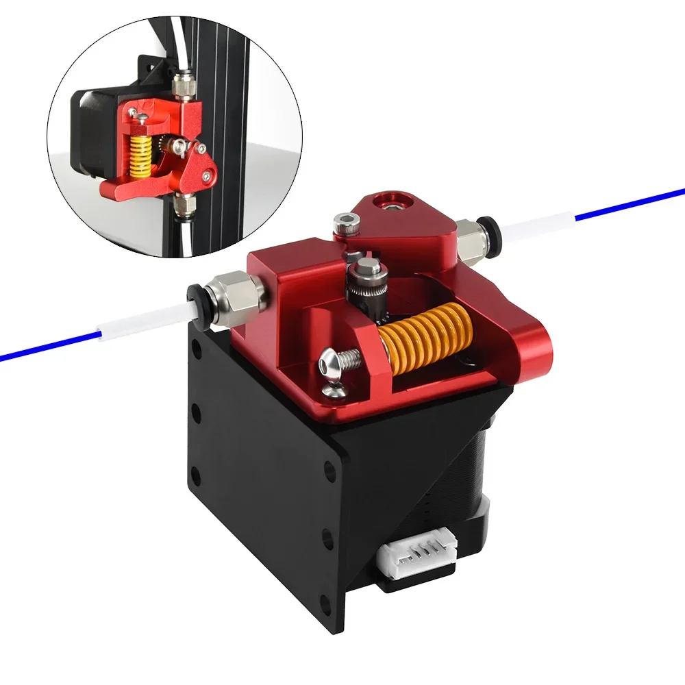 3D Printer Accessories CR10 PRO Extruder Upgraded Dual Gear MK8 Extruder Double Pulleys Direct Aluminum Extruder For CR10S PRO - view 6