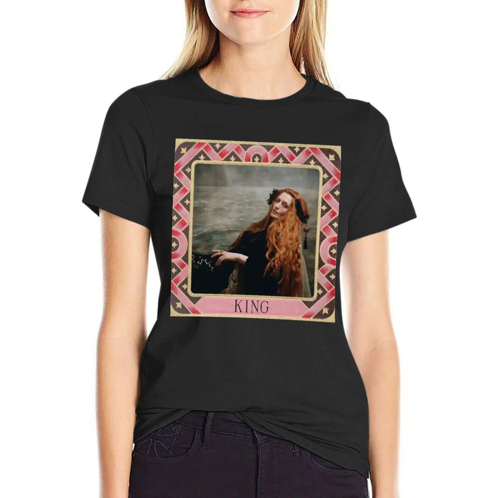 

KING - Florence and the machine Classic T-Shirt Short sleeve tee tees animal print t-shirts for Women pack