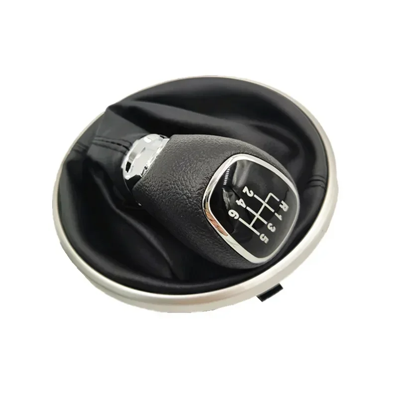 5/6 Speed Gear Shift Knob Handle Shifter Boot Cover For Skoda Fabia 2 II MK2 Combi Scout 2007-2014