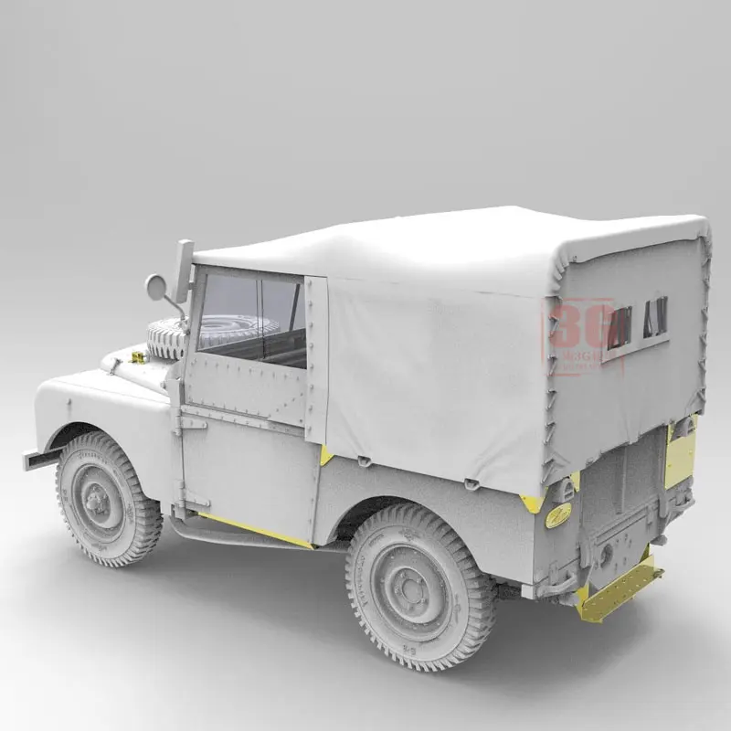 Tokek 35gm0062 1/35 Tentara Inggris Land Rover Fv18001 Mk. I Mainan Buatan Tangan Pekerjaan Lalu Lintas Model Rakitan 80 Inci