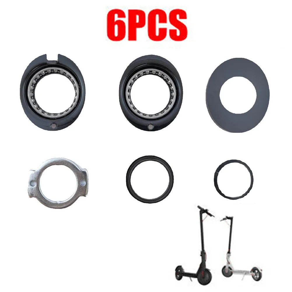 

6pcs Steering Bearing Bowl Set Headset For -Xiaomi 1S Pro Electric Scooter Rotating Steering Set Scooter Accessories