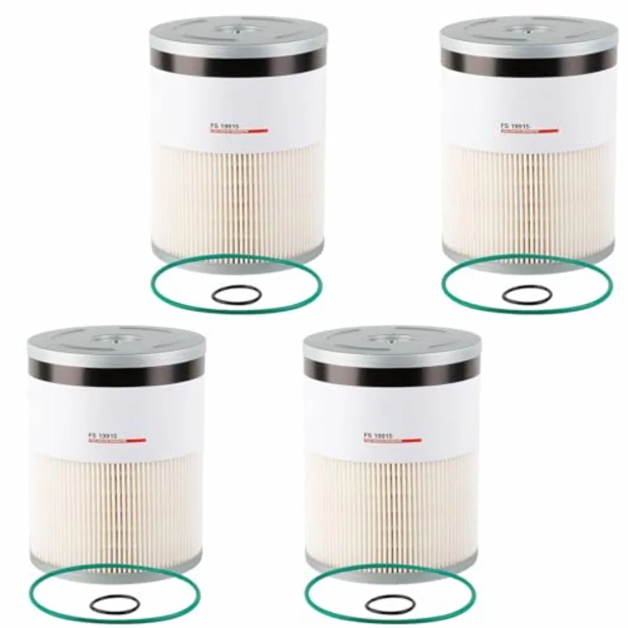 

Fuel Filter L9915F Water Separator Compatible with Cummins ISX 15 Detroit Diesel Engine DD13 DD15 DD16 Replaces FS19915 P551011