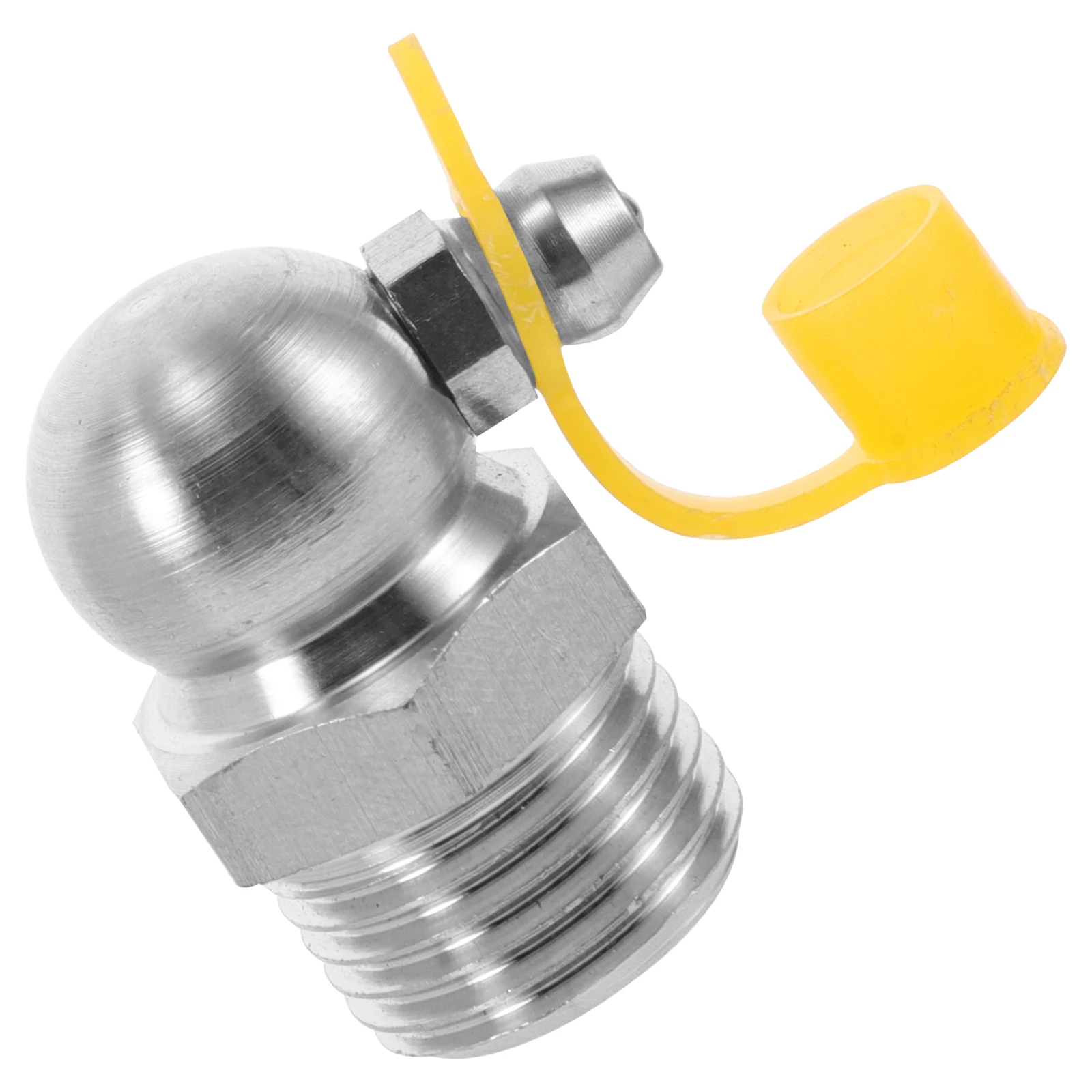 

Stainless Steel Grease Nozzle Accessory Efficient Oil Injection for Mechanical Equipment Compatible with Straight and Angled