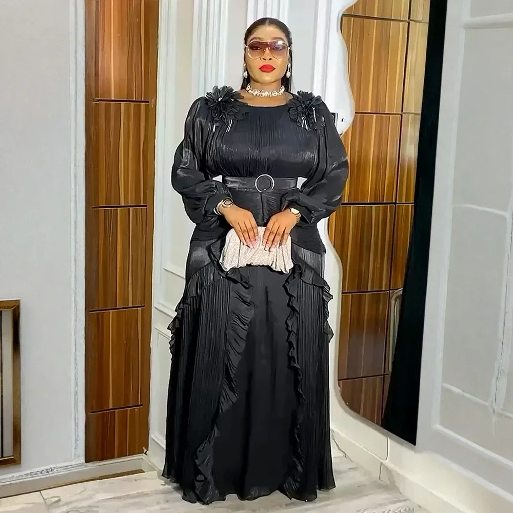 فساتين أفريقية أنيقة للنساء 2026 ملابس أفريقيا الجديدة مقاس كبير فستان طويل لحفلات الزفاف التركية Dashiki أنقرة ملابس رداء