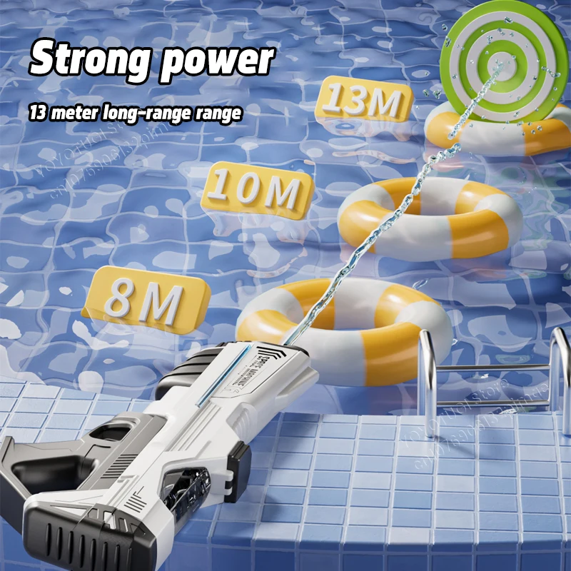 نبض كهربائي مستمر اطلاق النار مدفع المياه سعة كبيرة التلقائي امتصاص الماء ومسدس لعبة مضيئة للأطفال في الهواء الطلق