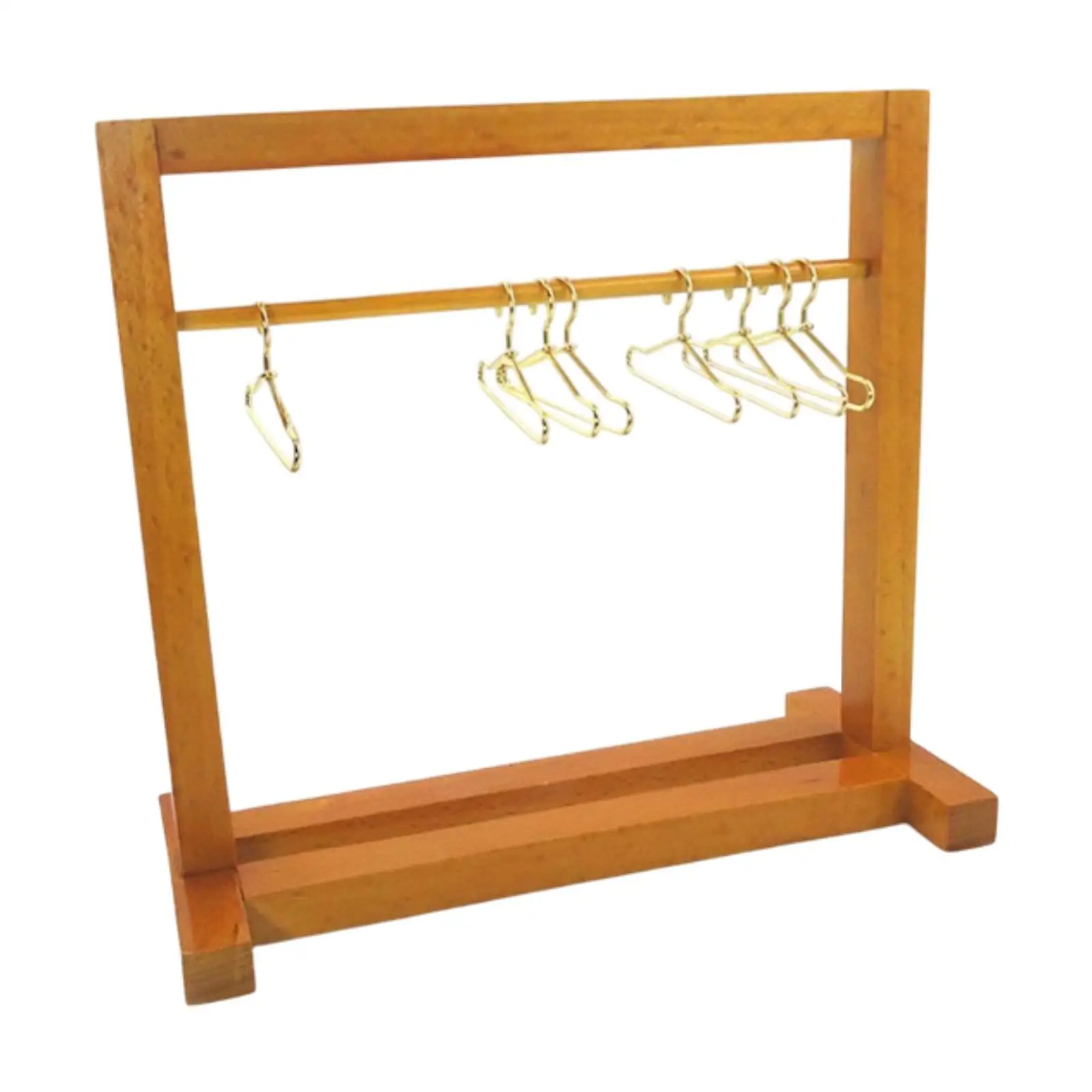 Porte-vêtements pour maison de poupée, échelle 1:12, avec cintres, meubles miniatures, accessoires de décoration pour salon, maison