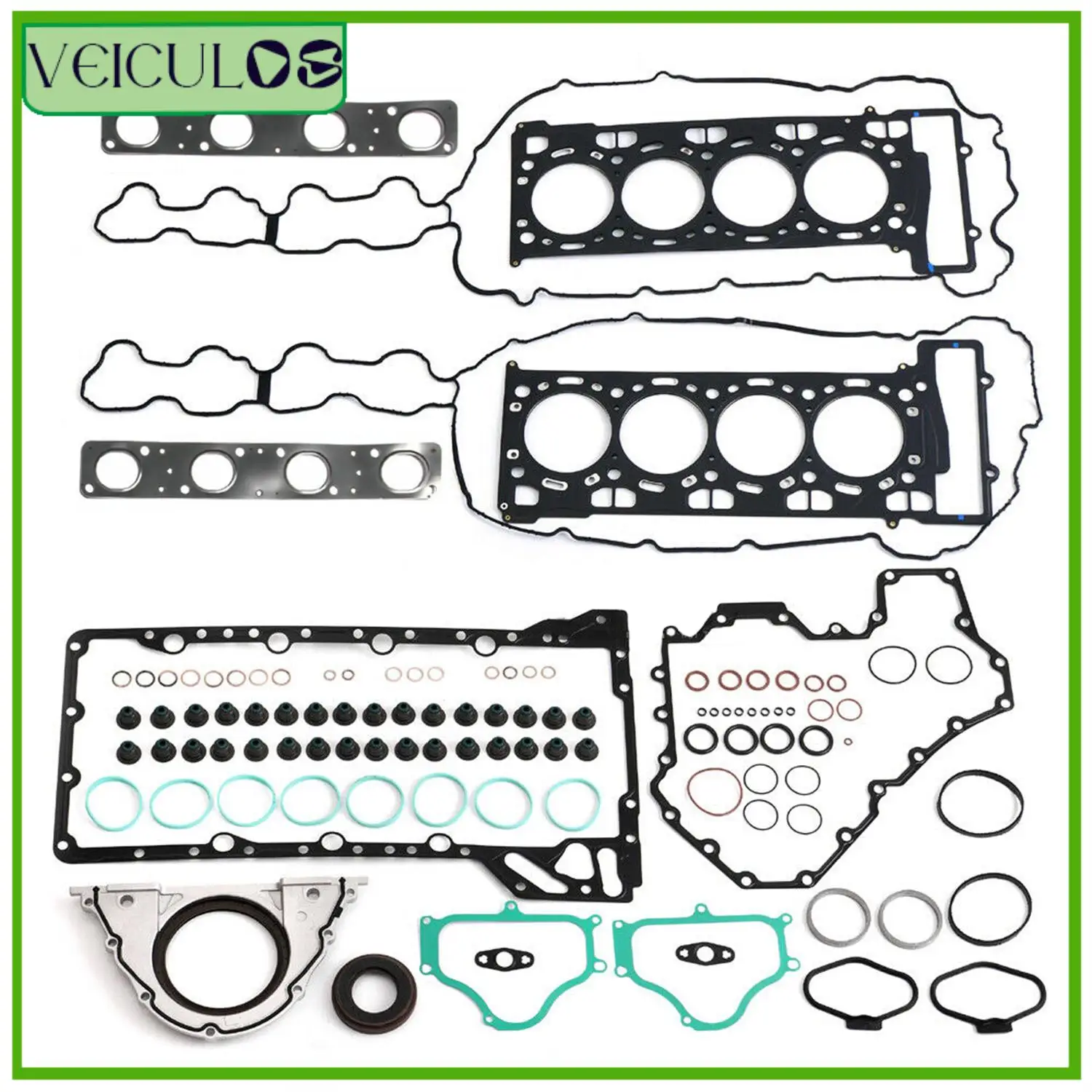 Engine Rebuilding Overhaul Seals Gasket Kit For BMW X5 X6 M E70 E71 S63B44A 4.4L V8 Twin Turbo 11 12 8 008 122 11 12 7 566 288