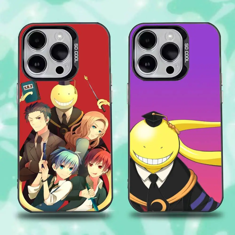 

Classroom Assassination Phone Case For iPhone 16,15,14,13,12,11,Mini,Pro,E,SE4,XS,MAX Black Candy Matte Cover
