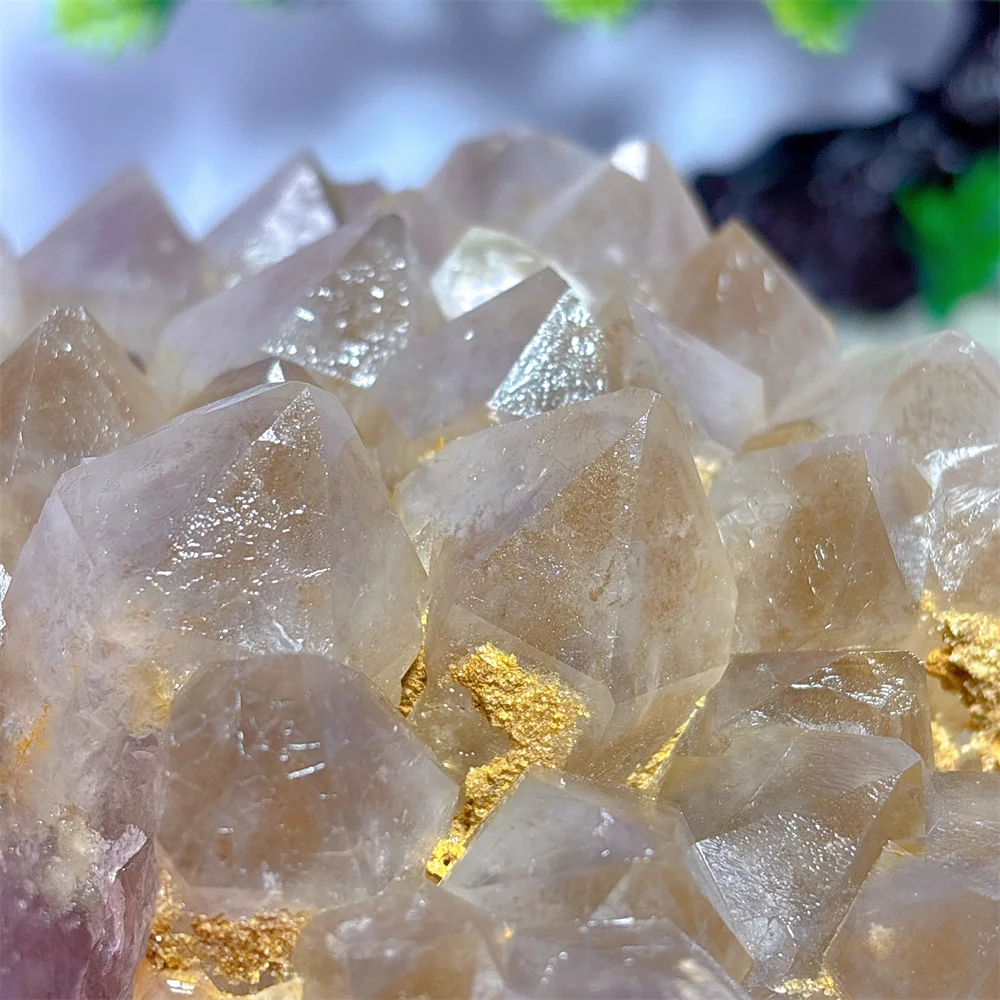 Smoeky Quartz Cluster Specimen Natural Crystal Home Decoritems Room decor Luck Quartz Stone Garden Reiki Healing Energy Love