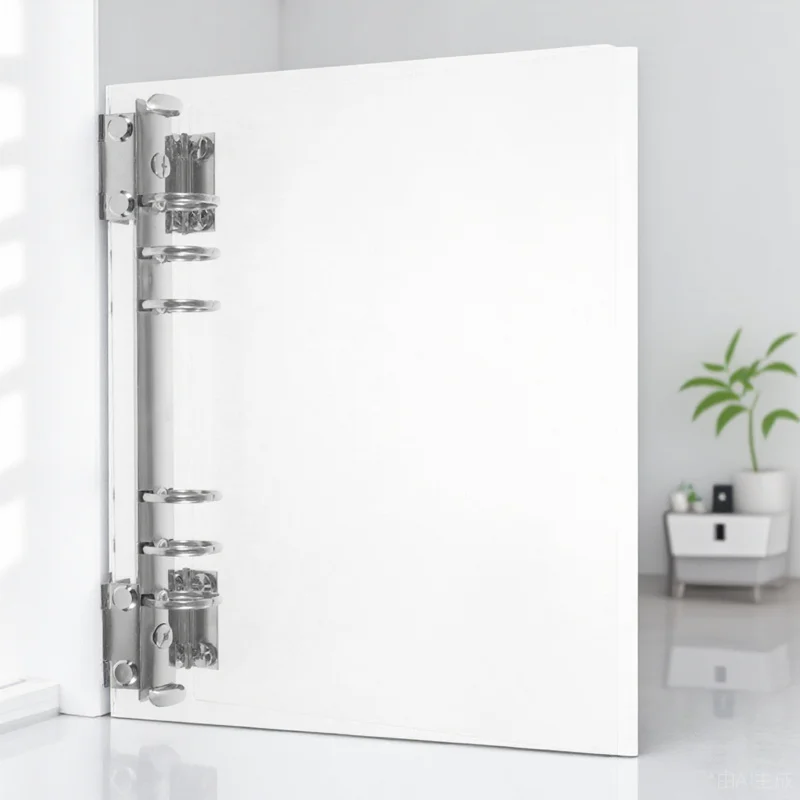 Aesthetic Binder Cover Clear Acrylic A5 Notebook Shell Reusable Planner Journal Protector Soft Dirt-Resistant Storage Gift