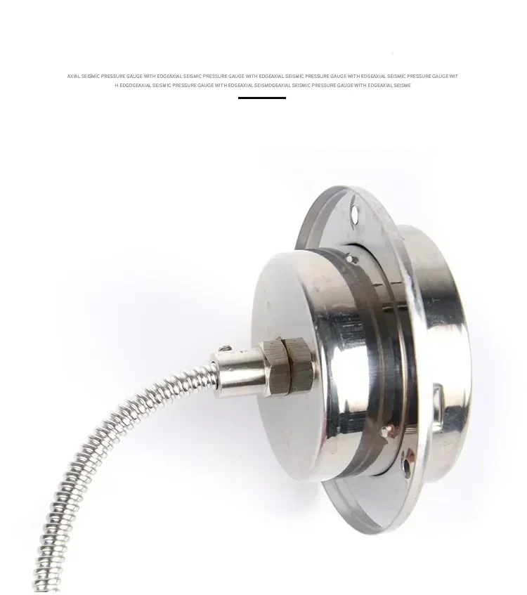 WTZ-63 エッジ付きアキシャルステンレス鋼圧力温度計、ライン長さ 3m、ネジ 1/2、プローブ 10*100mm。 C.