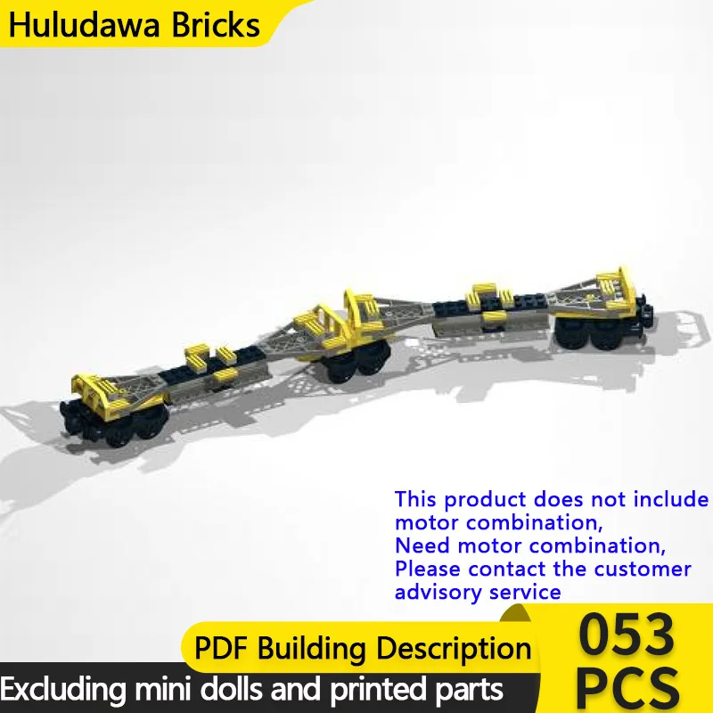 

Модель городской автомобиль MOC, строительные кирпичи, 12-колесная тележка-контейнер, модульная технология, детские праздничные подарки, сборка игрушек, костюм