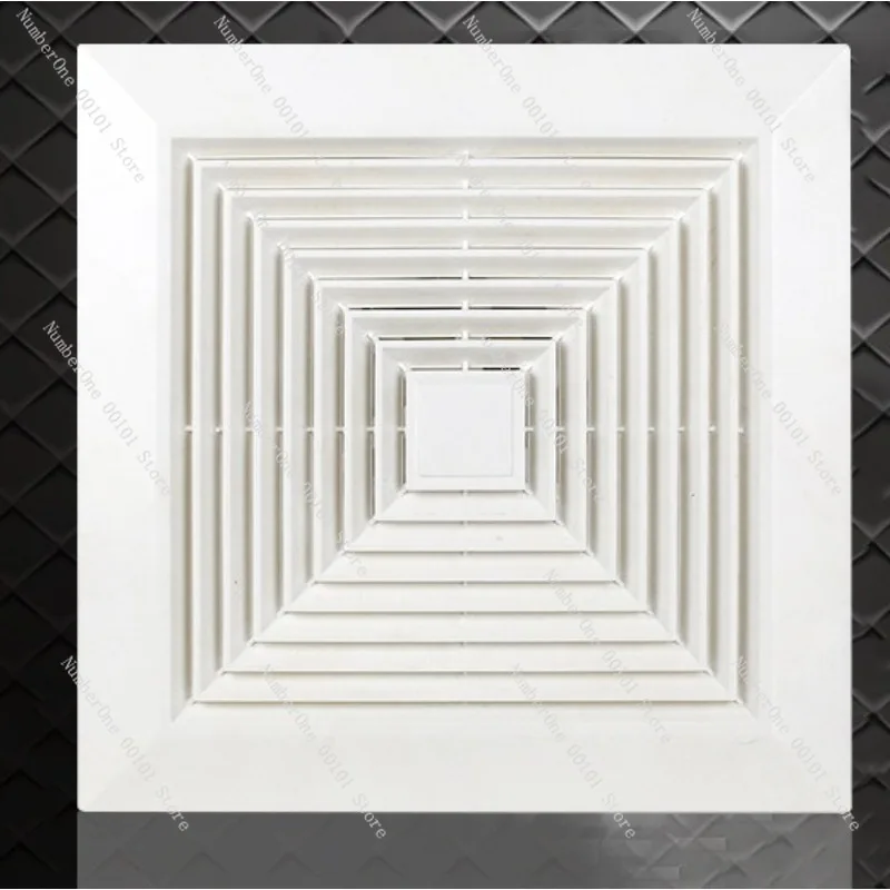 600W High Power Rectangular Ceiling Exhaust Fan Integrated Vent Fan For Kitchen Shower Room Ventilation