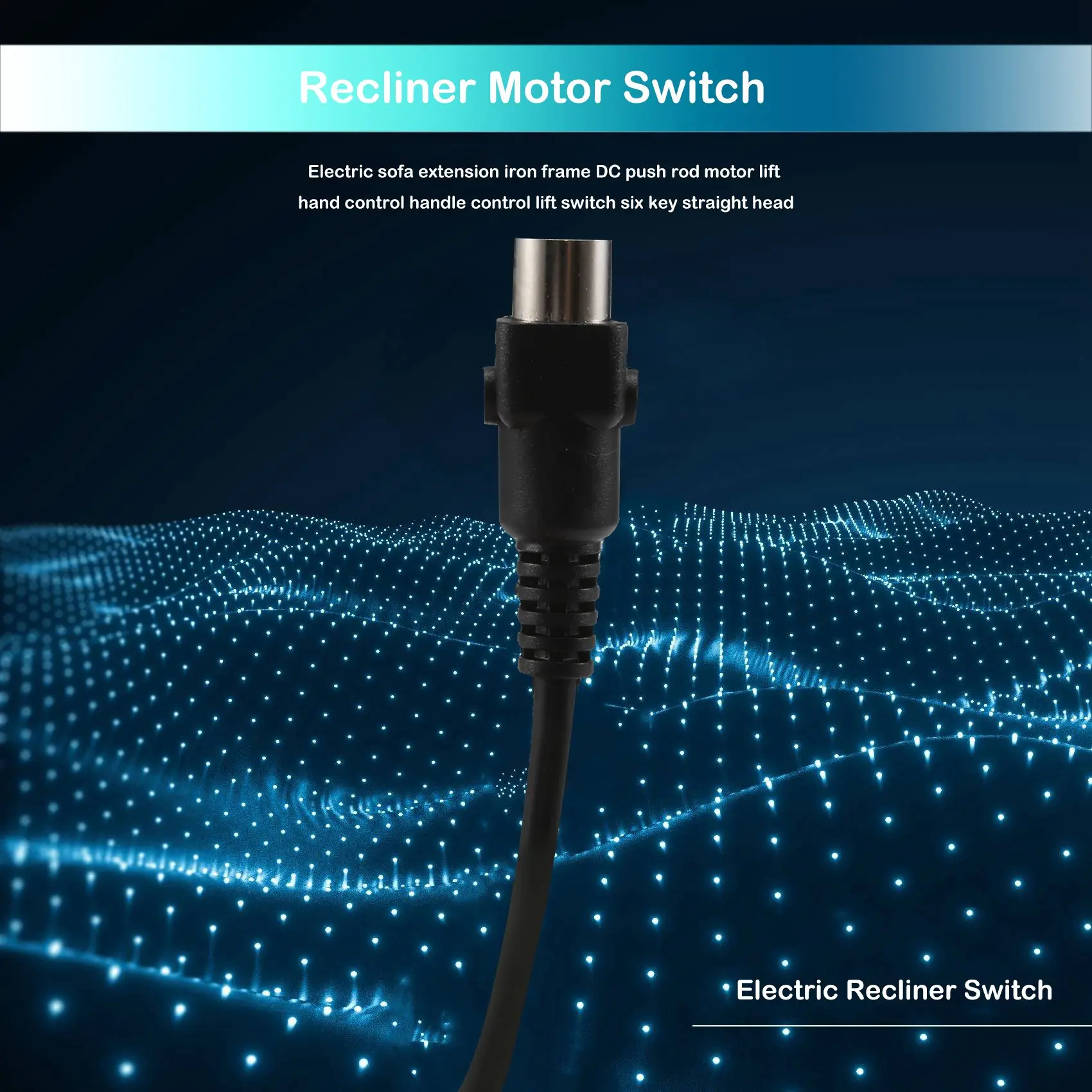 Ingenious-Electric Recliner Chair Parts Power Recliner Switch Recliner Motor Switch 6 Button Hand Controller For Electric Sofa