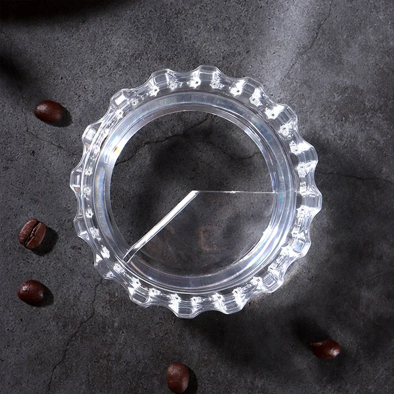 1 Piece Coffee Tamper Home Barista Moka Pot Rotary Powder Dosing Ring Distributor Leveler Accessory for Espresso Brewing