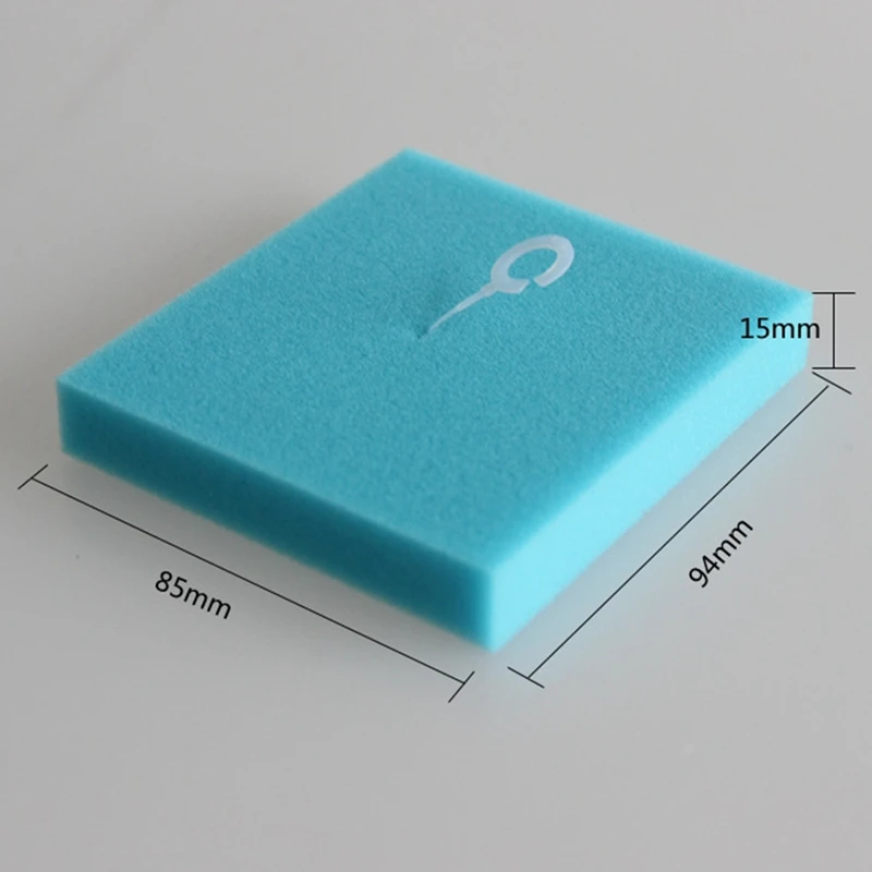 TCF 10-Pack Filter Cotton Replacement for FC8085 FC8086 Vacuum Cleaner, Sponge Parts 8.5x9.4x1.5cm Blue
