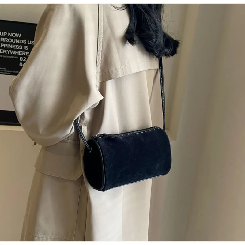 2026 Modische Retro Mini PU-Leder Schultertaschen für Damen Bucket Crossbody Bag Luxus Designer Geldbörsen und Handtaschen – Detail 28