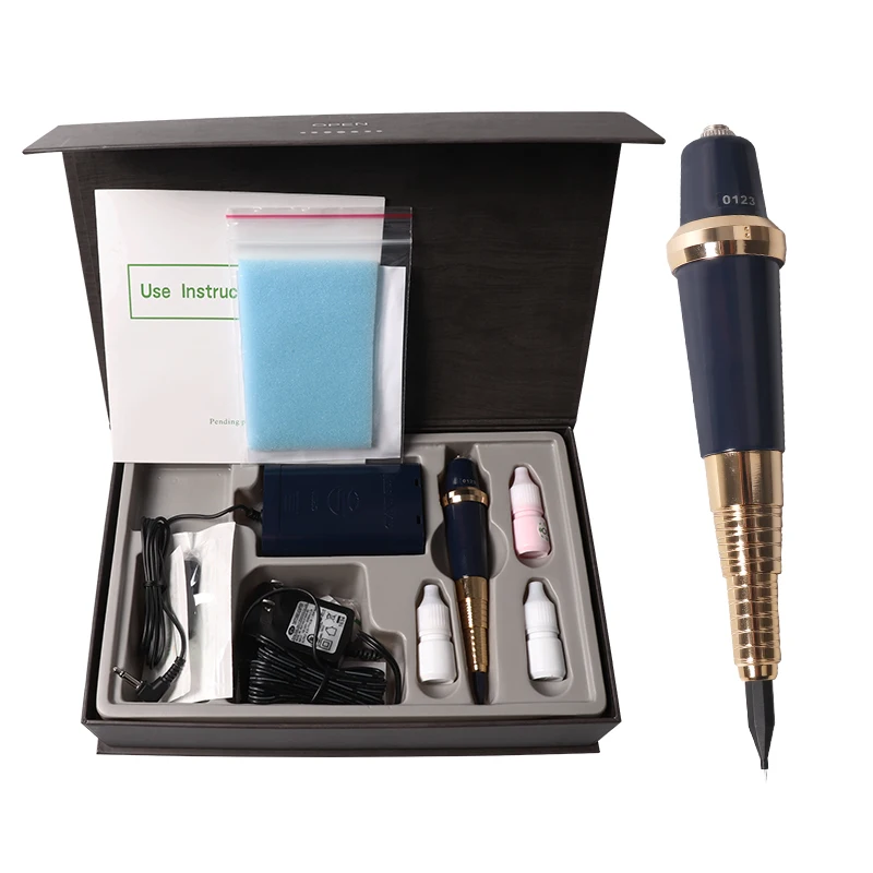 New Style Wholesale Low Noise Tattoo Kit Permanent Microblading Makeup Machine Set