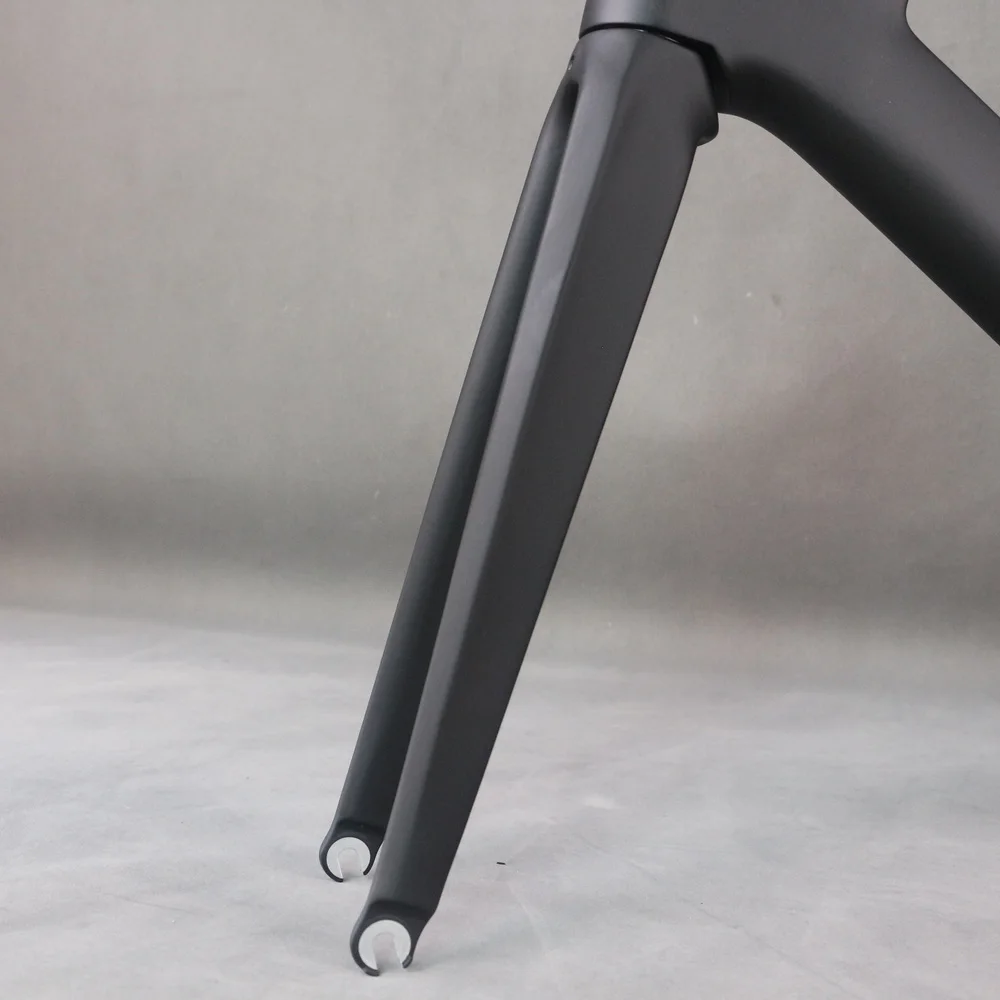 Carbon Fiber T800 Track Frame TR013 Fork with Brake Hole Fixed Gear Bicycle BSA Bottom Bracket Available Size 49/51/54/57cm