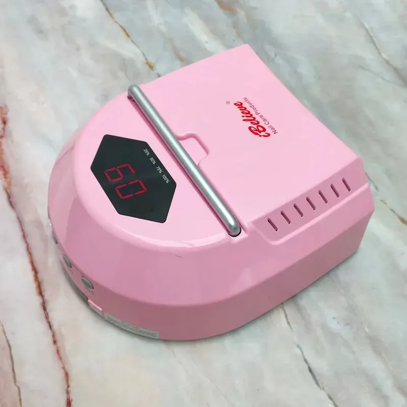 Hot Sale IBelieve New Design 2 in 1 Fan Pro UV Led Nail Lamp Private Label 72W Cordless Gel Nail Lamp Rechargeable With