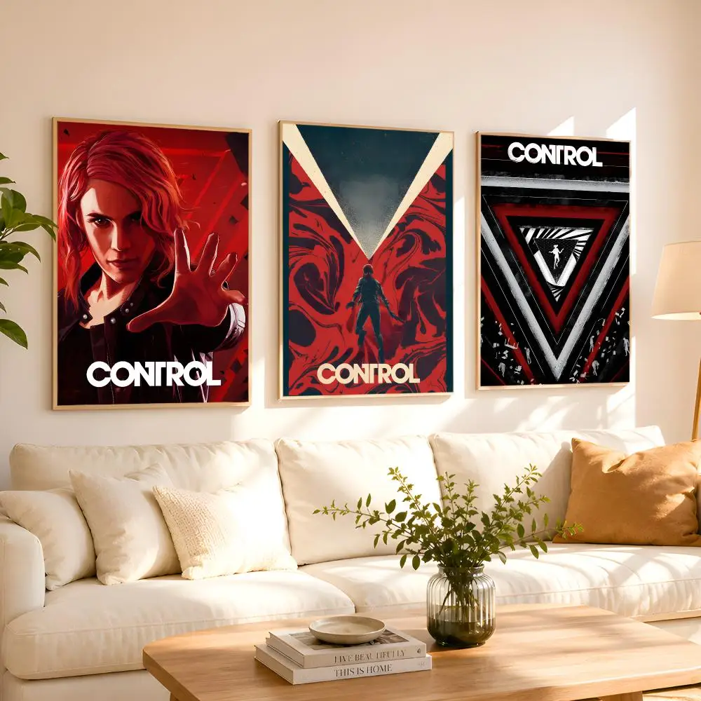 Video Game C-Control Poster 1PC HD Matte Peel And Stick Wall Decor For Bedroom Living Room Dorm Office