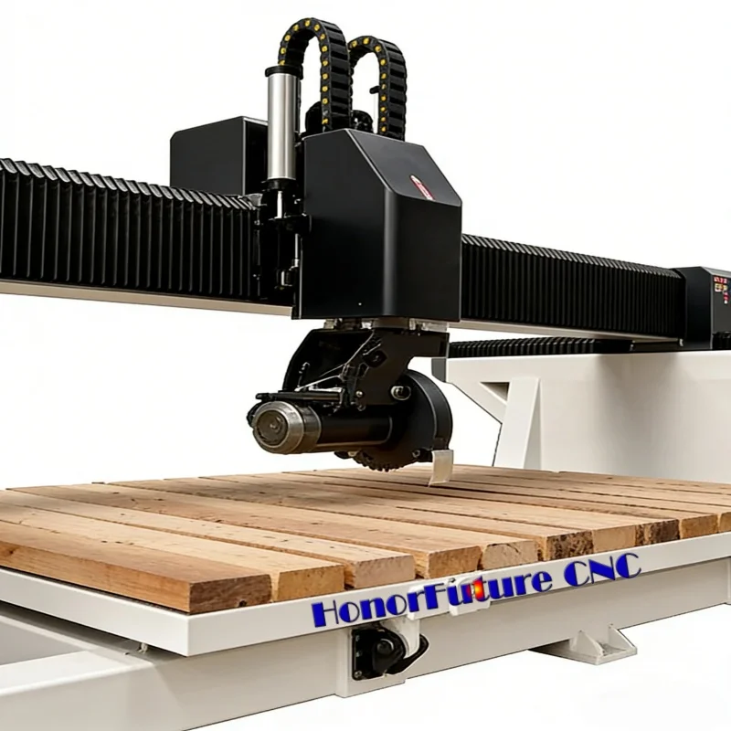 

Customizable 5 Axis CNC Bridge Saw 3200*2000mm for Granite Heavy Duty 3220 Stone Working Machinery Quartz Marble Cutting Machine