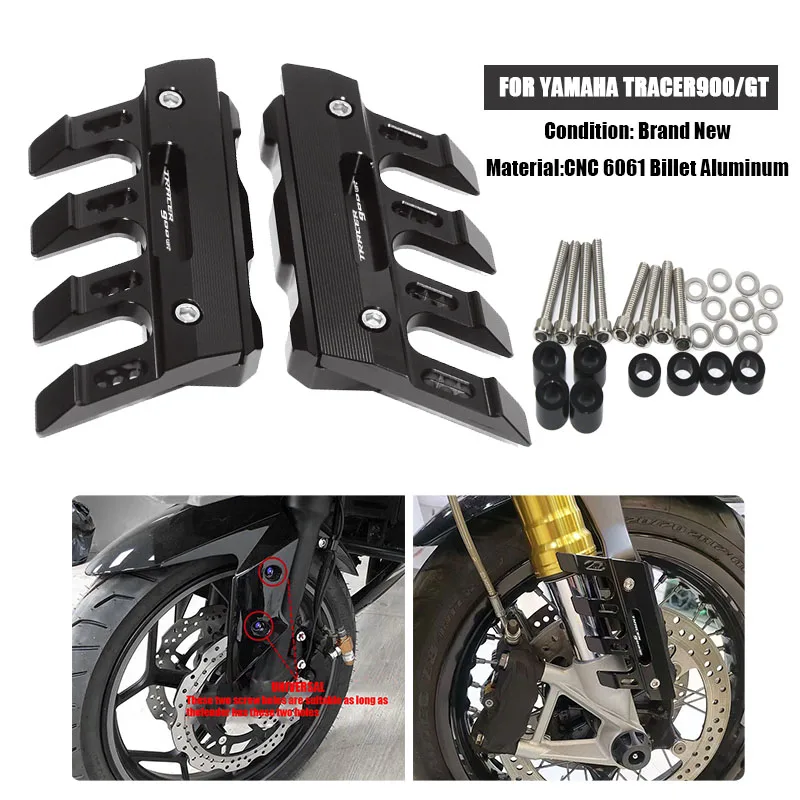 For TRACER900/GT TRACER 900 GT Motorcycle Mudguard Front Fork Protector Guard Front Fender Anti-fall Slider Accessories