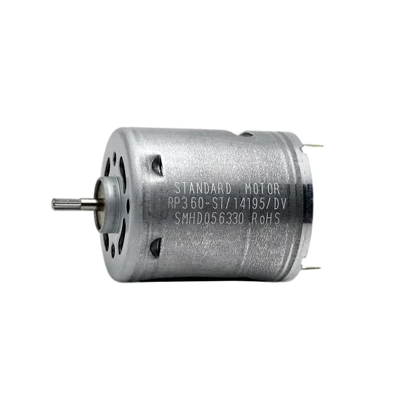 Standard RP360-ST/14195 Mini 360 Motor DC 6V 12V 18V 24V 17700RPM High Speed Carbon Brush Micro 27.7mm Electric Motor DIY Toy