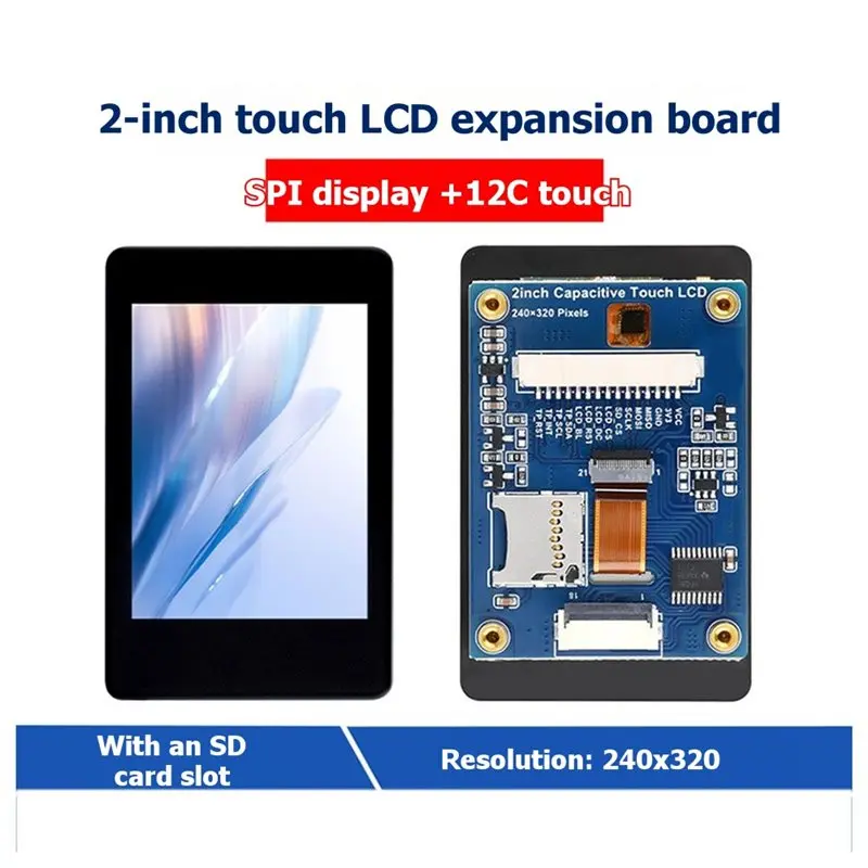 A41Z-2.0 Inch Color Capacitive Touch Display ST7789T3 Driver LCD Screen Module 240X320 SPI TFT Monitor