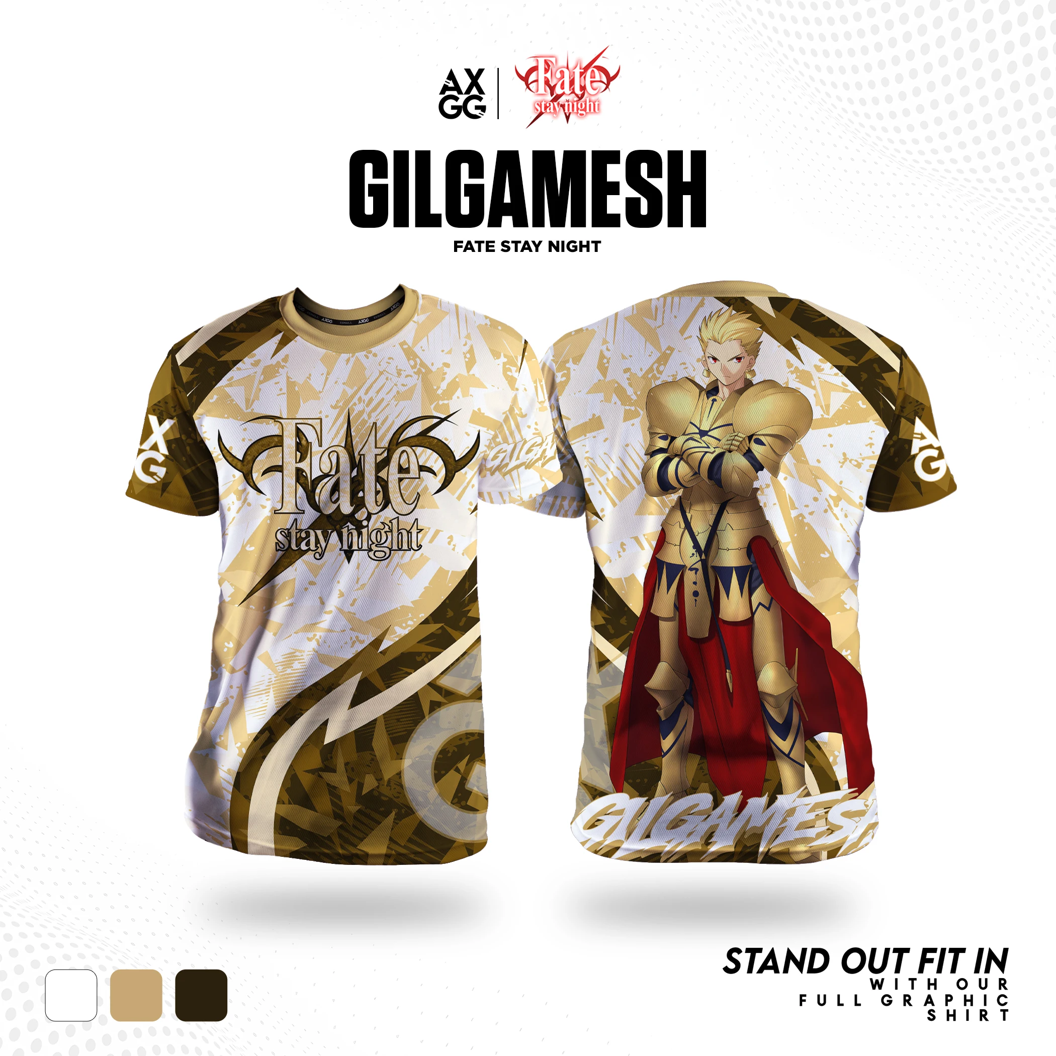 T-shirt imprimé en 3D FATE STA - Fate Anime Merchandise avis et prix