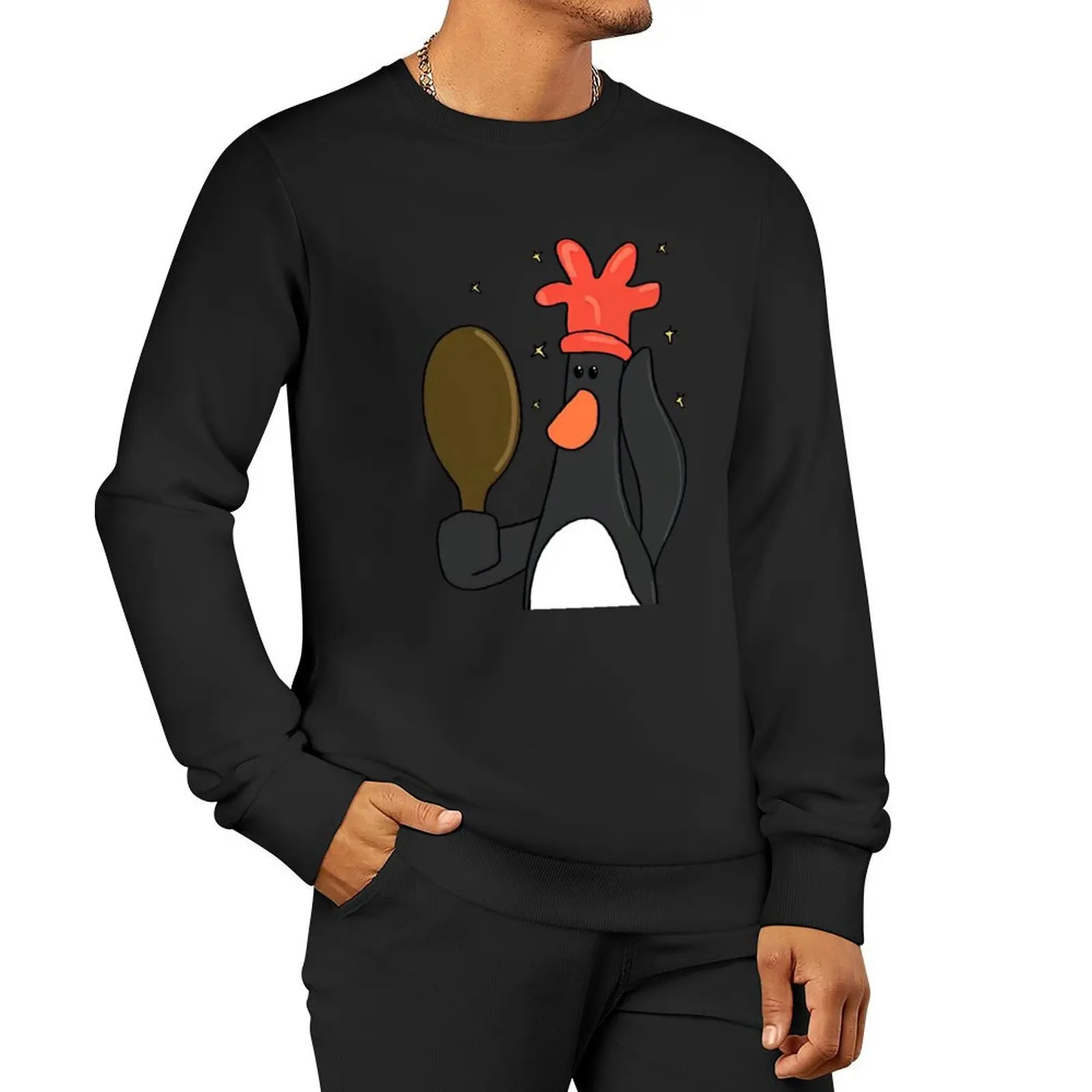 

Feathers Mcgraw Mirror Art Funny Pullover Hoodie fashion men japanese style sweatshirts men