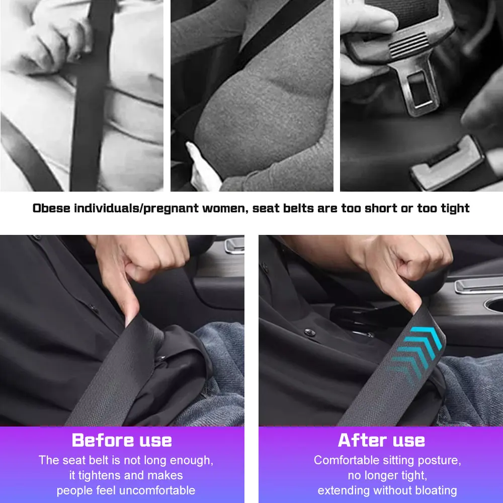 Car Safety Belt Extender Clip Seatbelt Extension Plug Buckle Universal For Changan DEEPAL S07 G318 S09 S05 L07 SL03 Shenlan