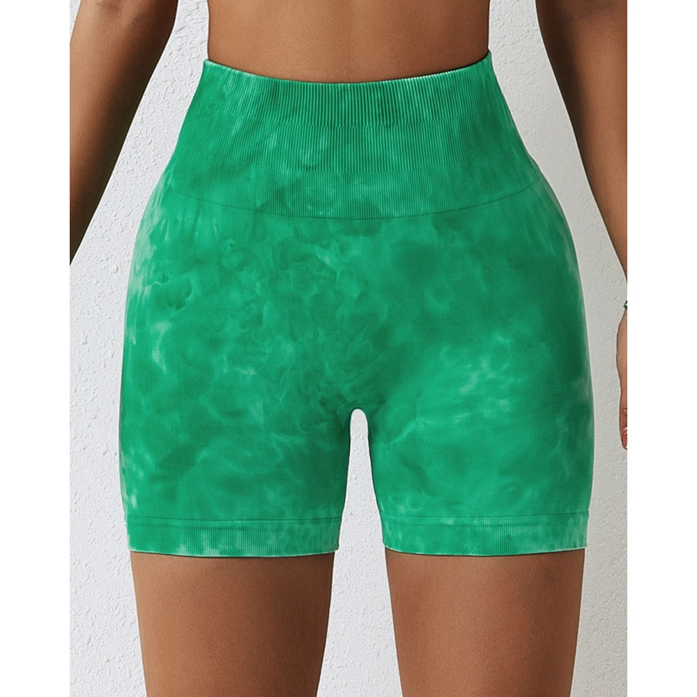 Summer Women Tight Belly Peach Buttocks High Waist Yoga Shorts Female Casual Quick Drying Fitness Pants Streetwear Outfits