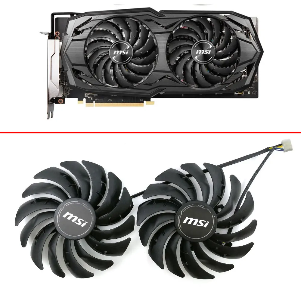 NEW 95MM 4PIN PLD10010S12HH RX 5600 XT GAMING MX GPU Fan For MSI Radeon RX 5600 XT GAMING MX Graphics card cooling fan