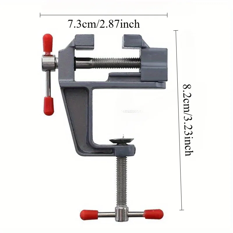 35MM Aluminium Alloy Table Bench Clamp Vise Multi-functional Bench Vise Table Screw Vise for DIY Craft Mold Fixed Repair Tool