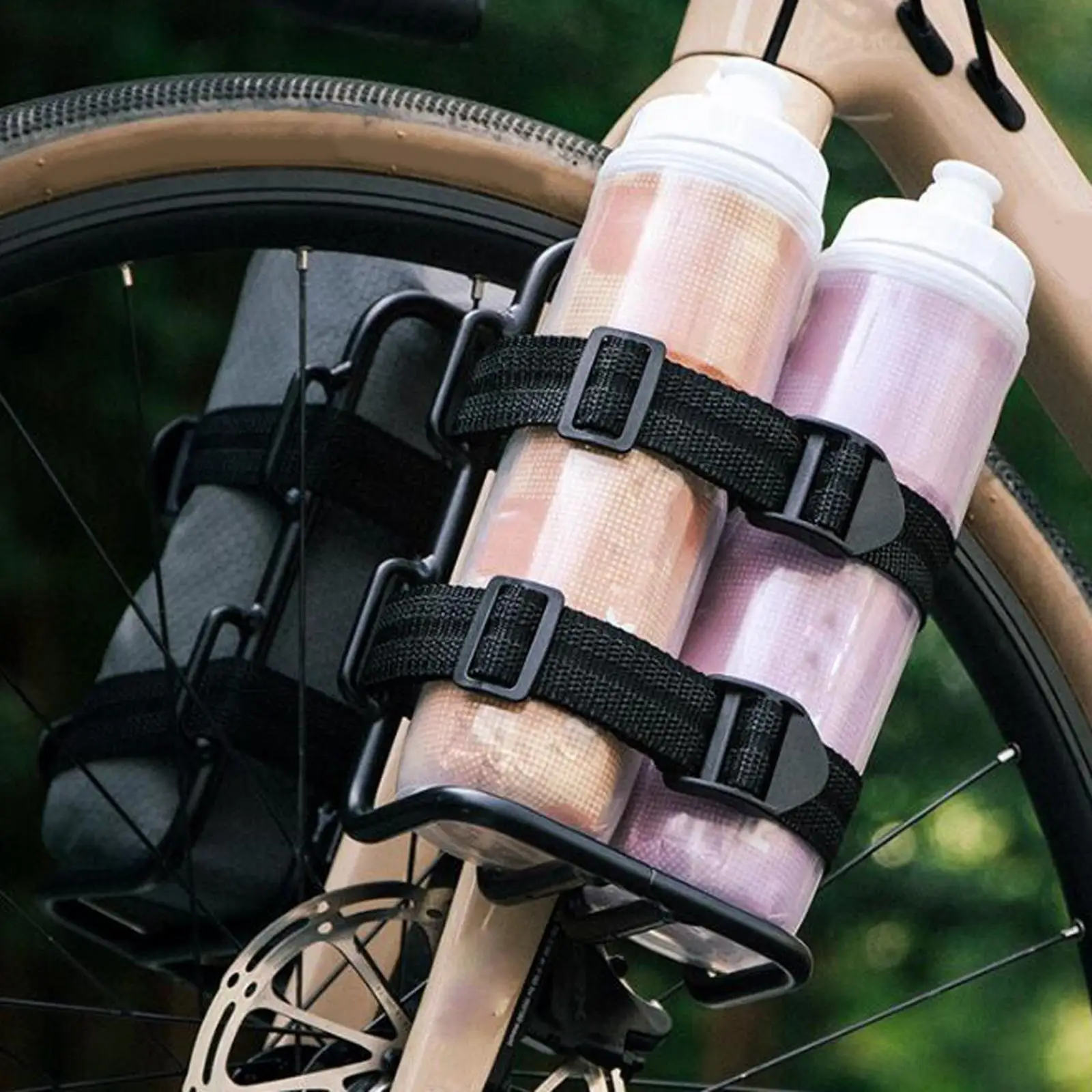 Cargo Pannier Easy to Install Bicycle Fork Mount Bike Front Rack Carrier for Bicycle Accessories Outdoor Mountain Bike Trip