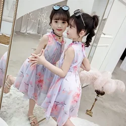 Summer Girls Sweet Dress New Girls Dresses for Child Fashion Casual Dresses Girls Party Dresses 8 To 12 Years Vest Dress Kids