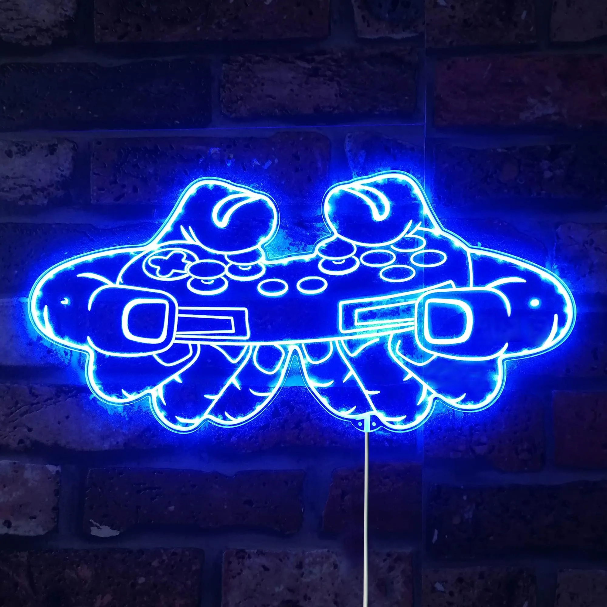 Game Room Console Control Hand Glam Led Neon Sign st06-fnd-i0031-c